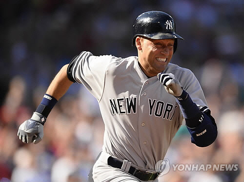 현역 시절 전력질주하는 데릭 지터[EPA=연합뉴스]